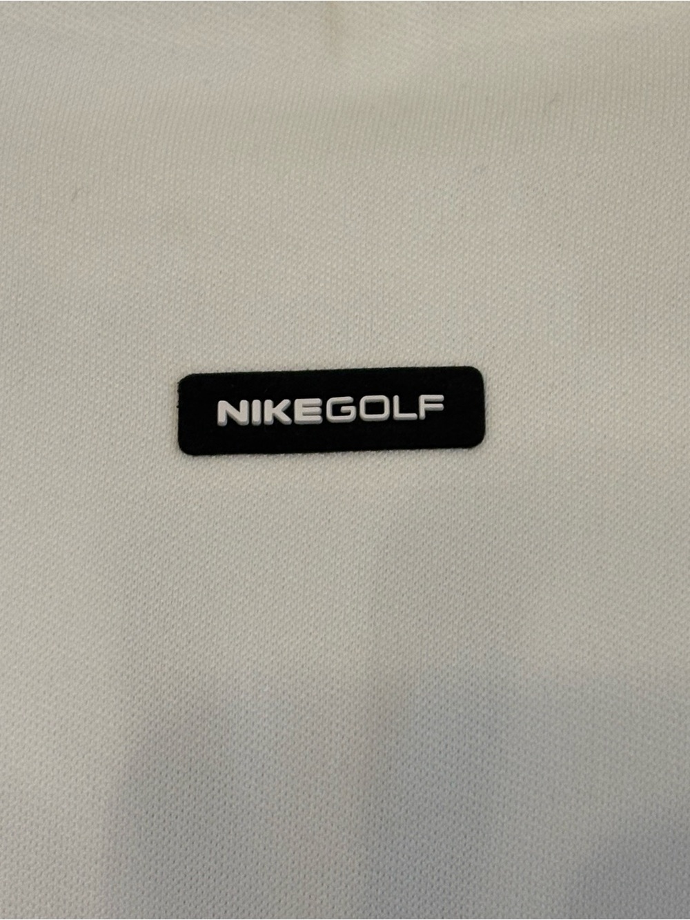 Nike White Long-Sleeve Quarter-Zip Pullover with Black Trim - Picture 6 of 6